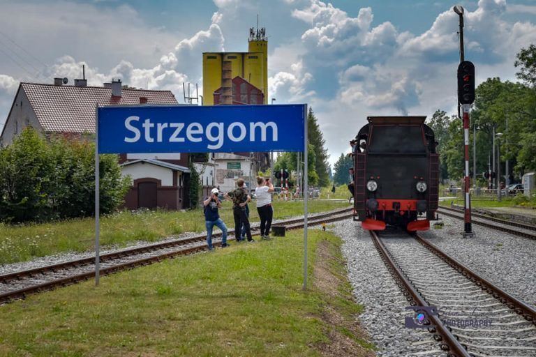 Parowóz na Estakadzie w Strzegomiu – Granitowym Sercu Polski – 30.08.2020