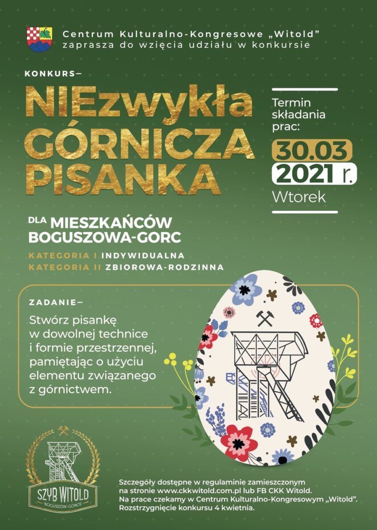 NIEzwykła GÓRNICZA PISANKA