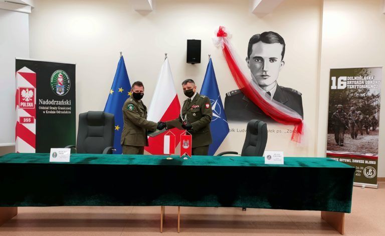Terytorialsi podpisali porozumienie z Nadodrzańskim Oddziałem Straży Granicznej