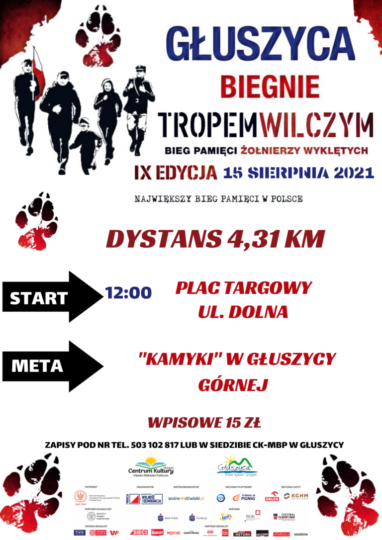 ZAPRASZAMY BIEGACZY NA BIEG TROPEM WILCZYM
