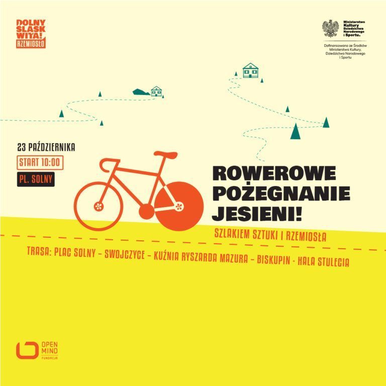 Rowerowe pożegnanie jesieni szlakiem sztuki i rzemiosła