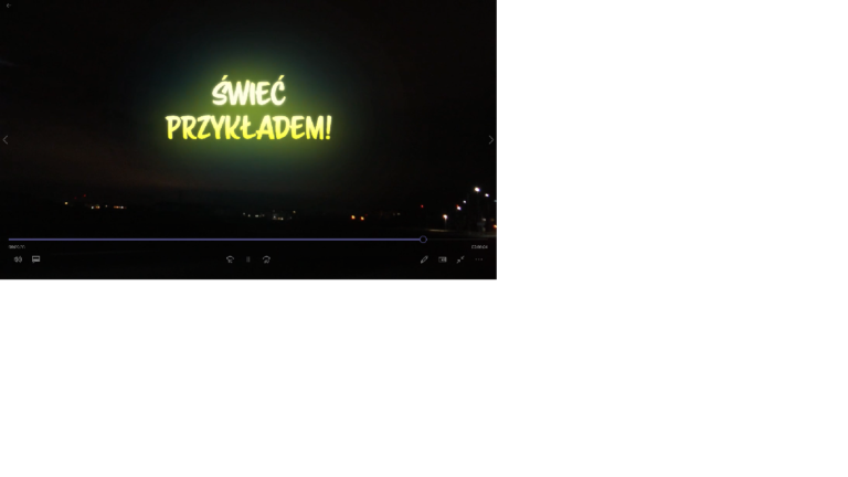 Świeć przykładem [WIDEO]