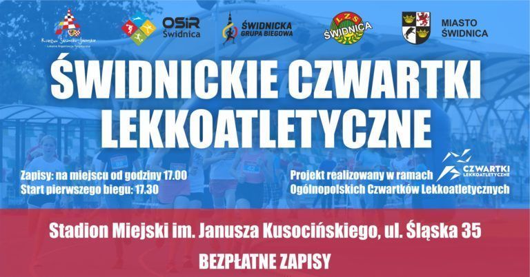 Świdnickie Czwartki Lekkoatletyczne wracają w nowej odsłonie!