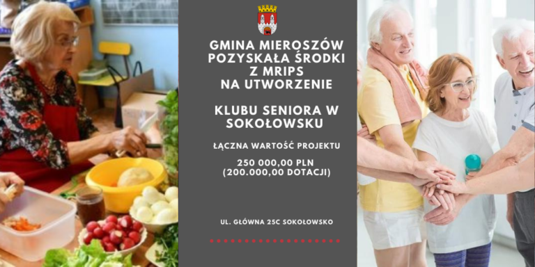 Kolejna dotacja dla seniorów!
