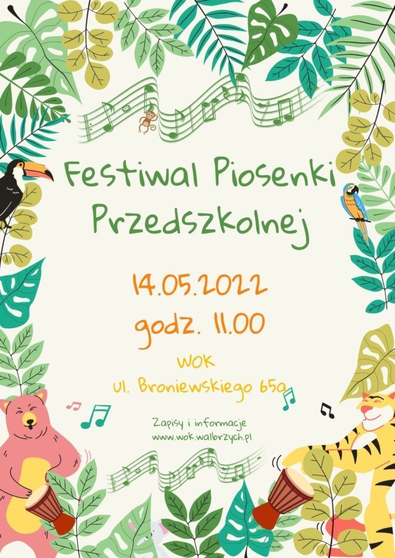 Trwają zapisy do Festiwalu Piosenki Przedszkolnej. Liczba miejsc ograniczona!