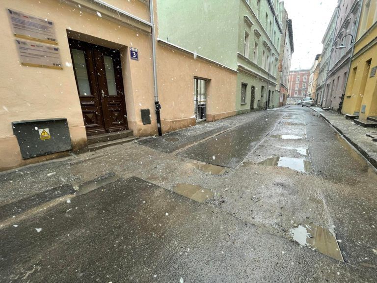 Przechodnia w przebudowie
