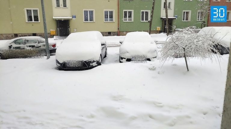 Wiosenny śnieg znów zaskoczył