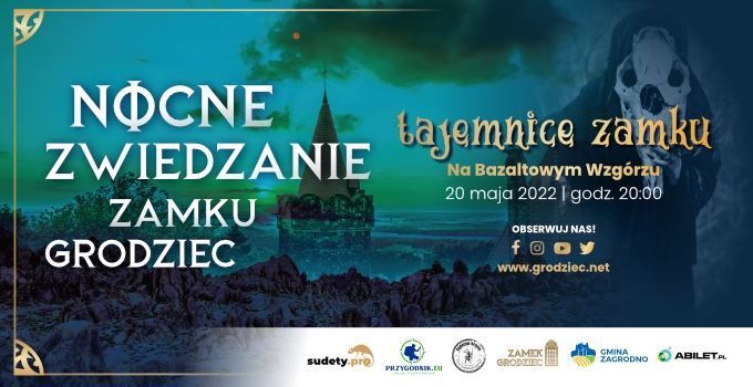Nocne zwiedzanie Zamku Grodziec