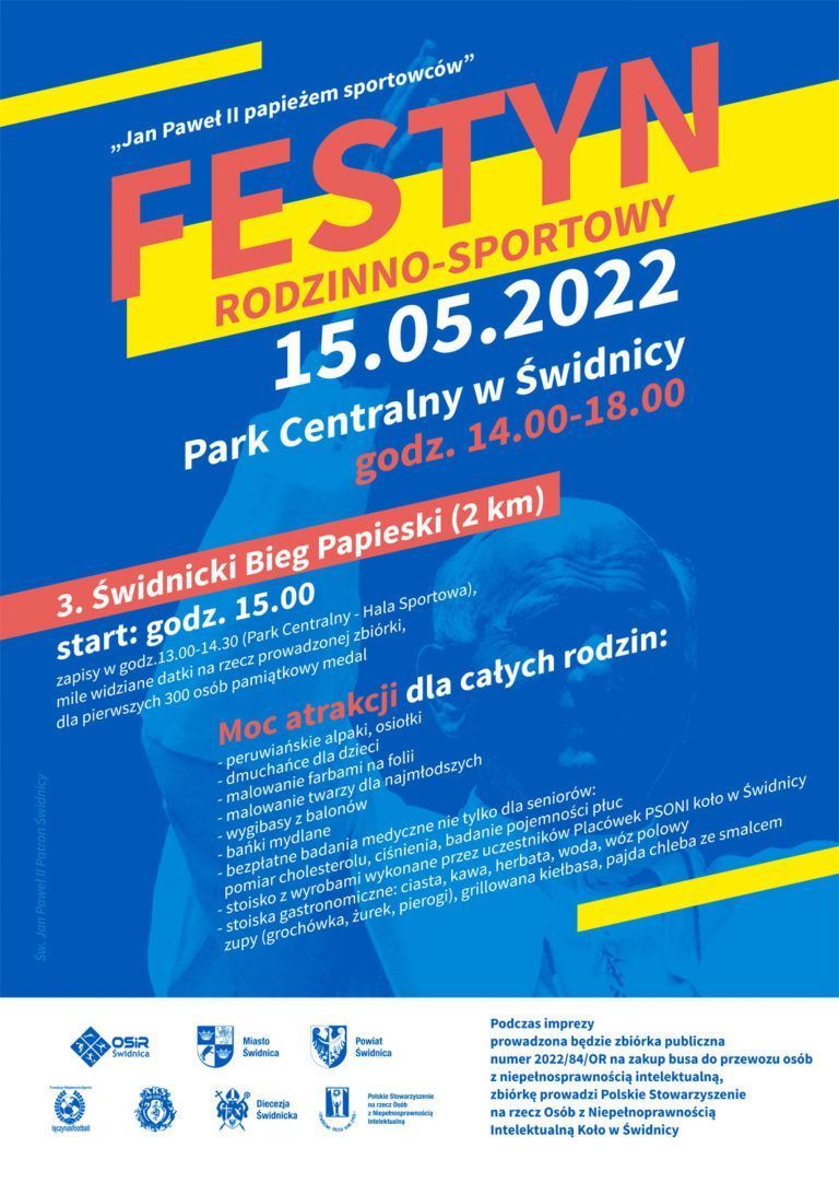 Moc atrakcji w Parku Centralnym. Festyn rodzinny z biegiem i akcją charytatywną