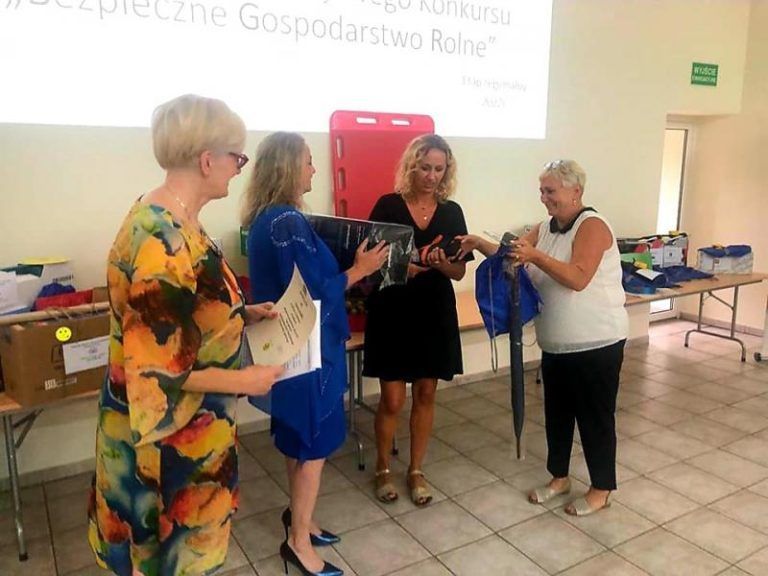 Wyróżnienie w Ogólnopolskim konkursie Bezpieczne Gospodarstwo Rolne