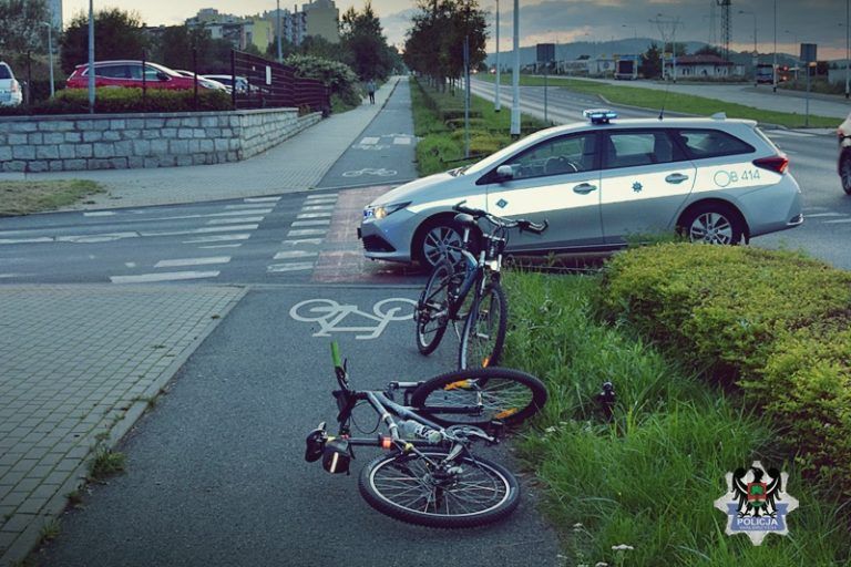 Uwaga rowerzystka!