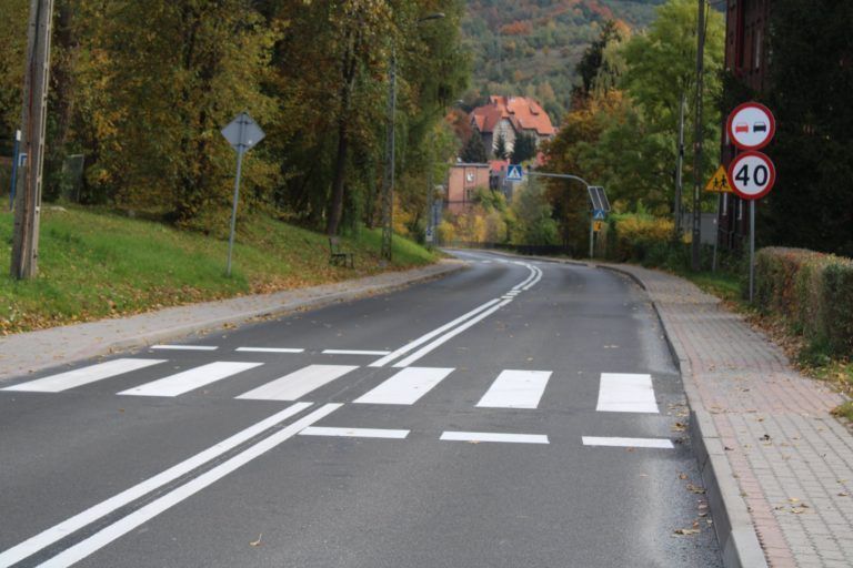 Kolejowa w Głuszycy po remoncie