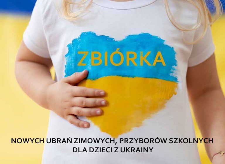 Zbiórka przyborów szkolnych dla dzieci z Ukrainy