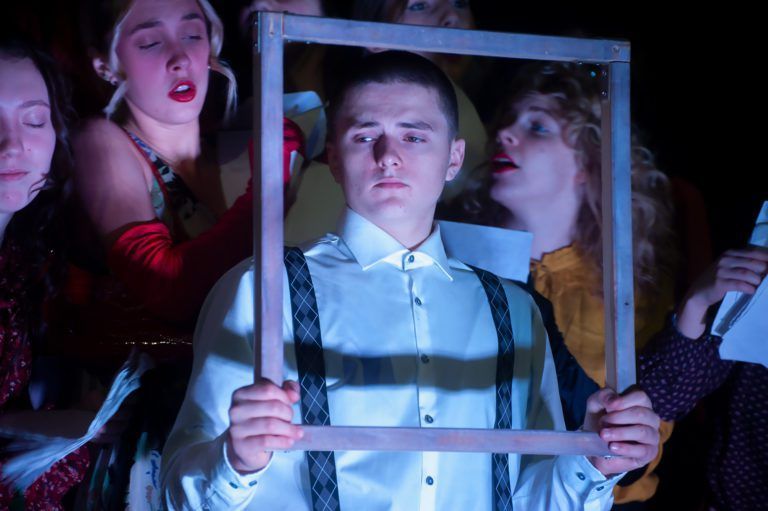 Spektakl Teatru Szkolnego I LO w Wałbrzychu