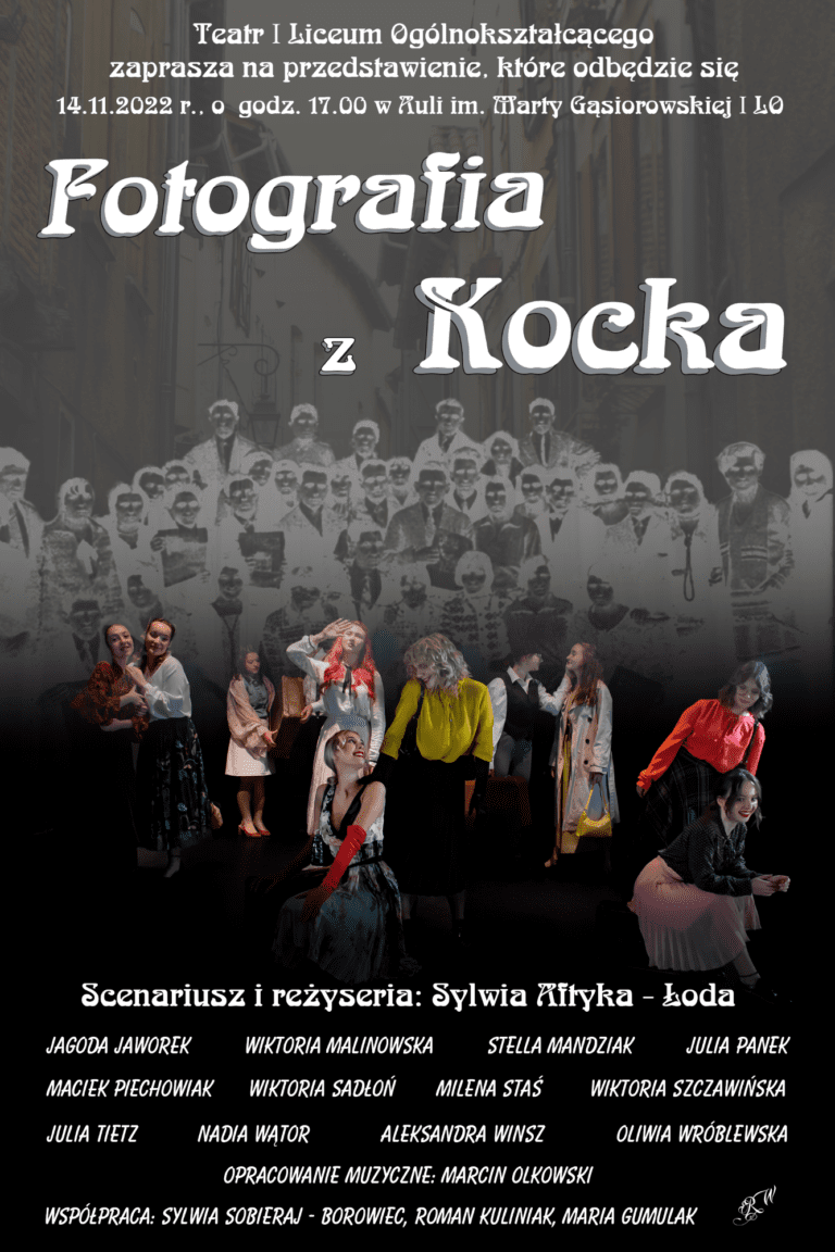 Premiera spektaklu Teatru Szkolnego I LO „Fotografia z Kocka” już 14 listopada