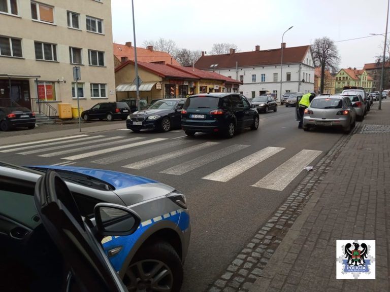 Kontrolowali przejścia dla pieszych