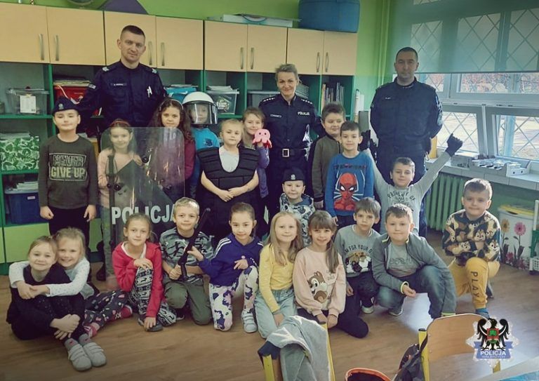 Rozmawiali z dziećmi o bezpieczeństwie