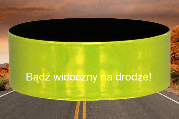 Noś odblaski na drodze