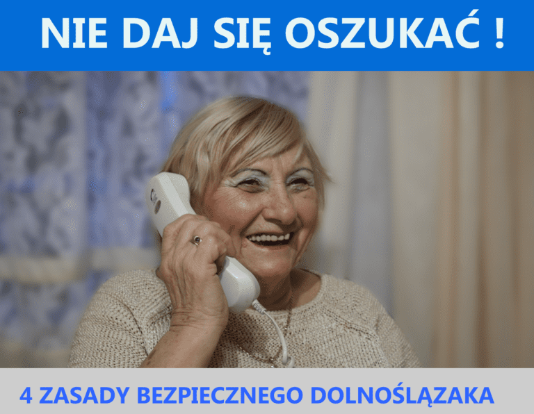 UWAGA – Seniorze nie daj się oszukać