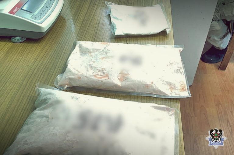 3,5 kilograma narkotyków w postaci amfetaminy