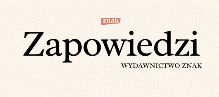 Zapowiedzi Wydawnictwa ZNAK