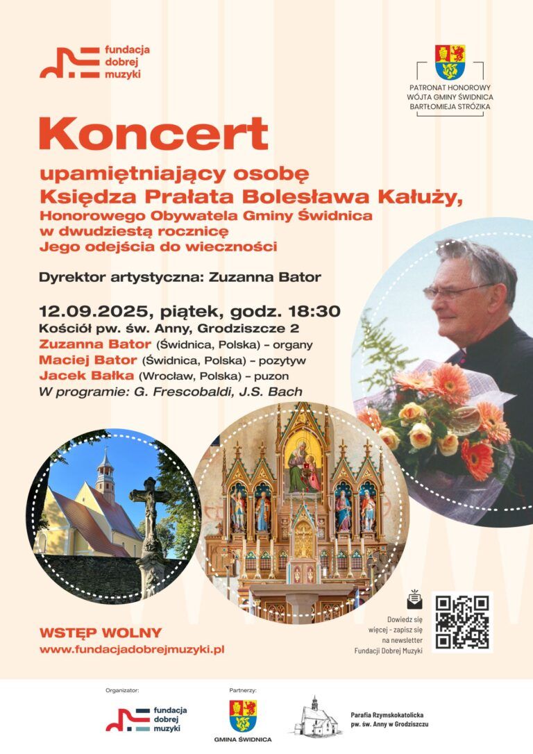 KONCERT ORGANOWY UPAMIĘTNIAJĄCY KS. BOLESŁAWA KAŁUŻĘ