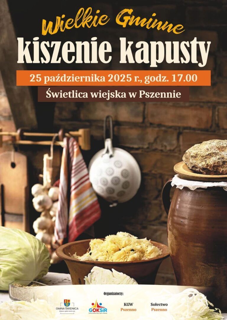 WIELKIE GMINNE KISZENIE KAPUSTY W PSZENNIE