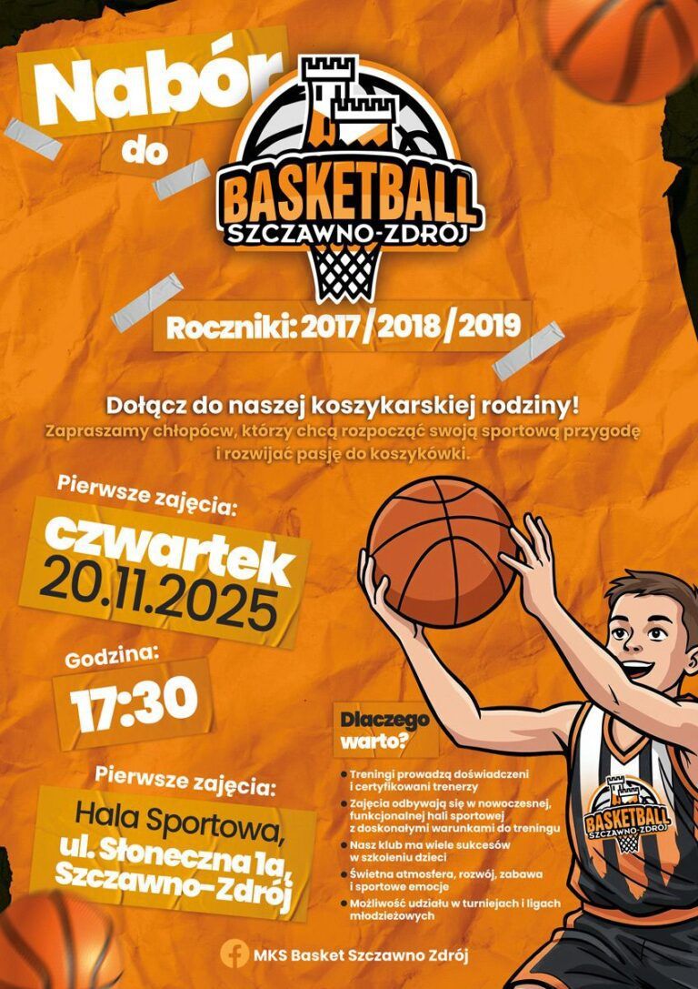 Nabór do MKS Basket Szczawno-Zdrój
