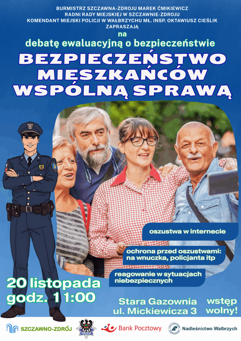 Debata z policją o bezpieczeństwie mieszkańców