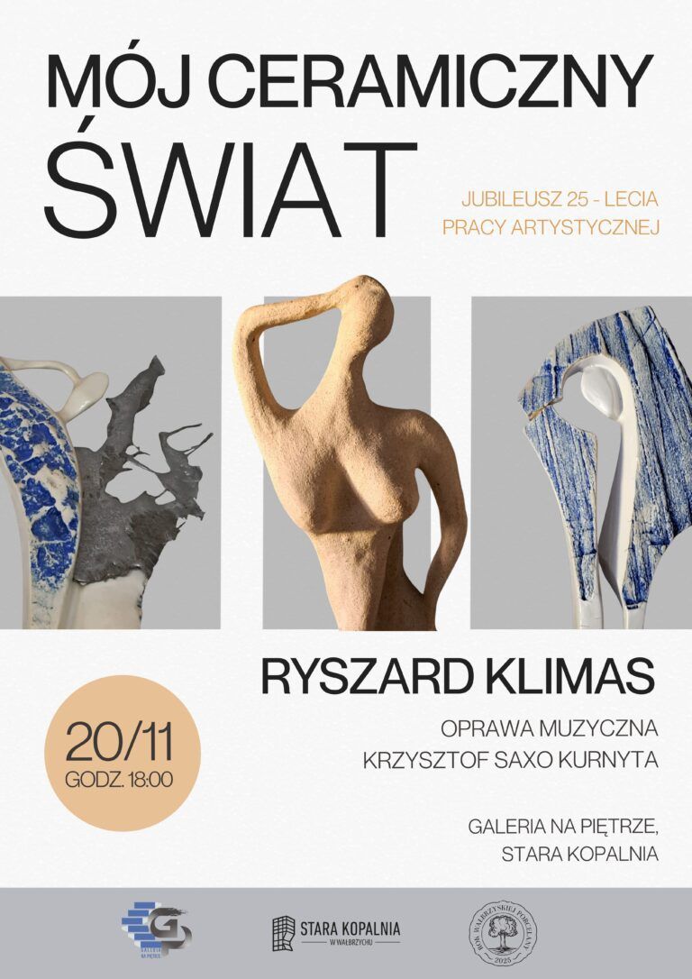 Sztuka inspirowana codziennością. Wernisaż wystawy „Mój ceramiczny świat” Ryszarda Klimasa w Galerii na Piętrze.