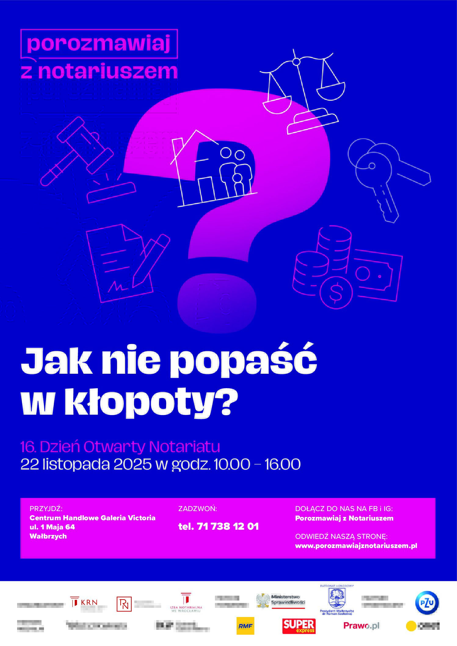 Już 22 listopada 2025 r. (sobota)  16. edycja Dnia Otwartego Notariatu