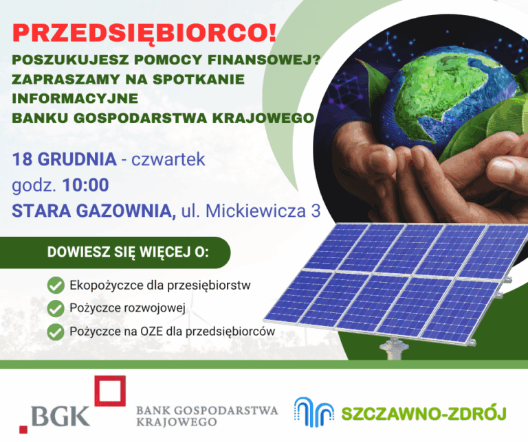 Przedsiębiorco! Poszukujesz pomocy finansowej?