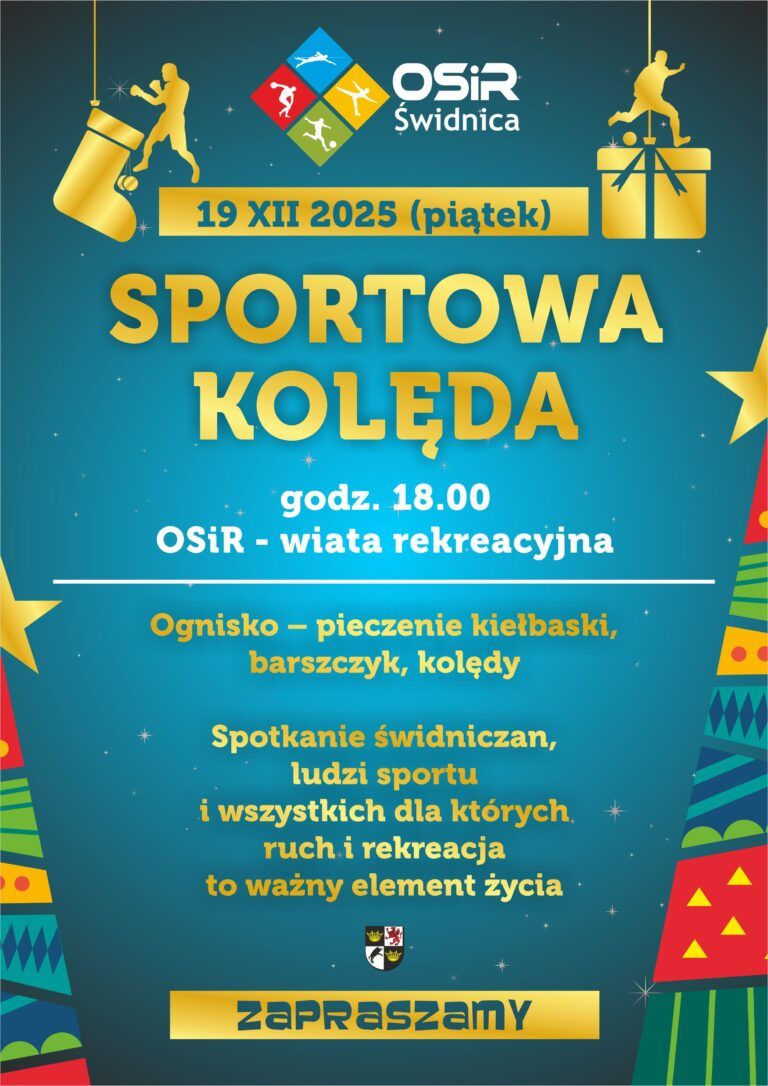 Sportowa Kolęda w piątek 19 grudnia!