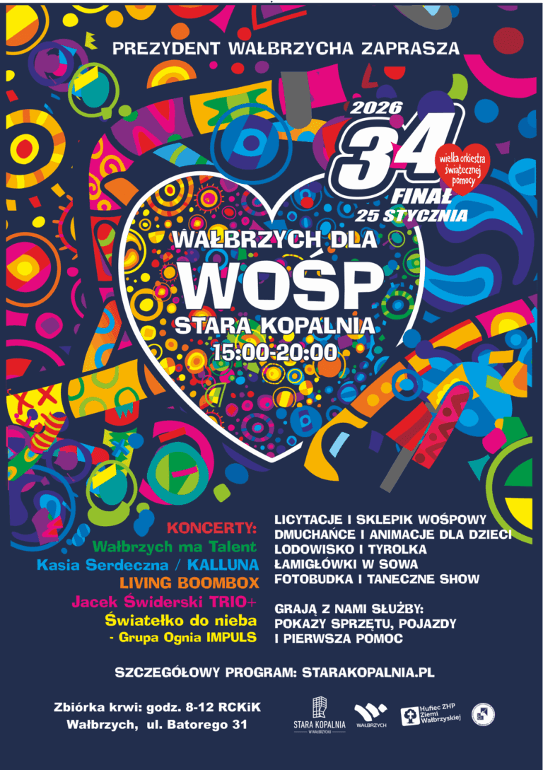 W niedzielę finał WOŚP w Wałbrzychu!