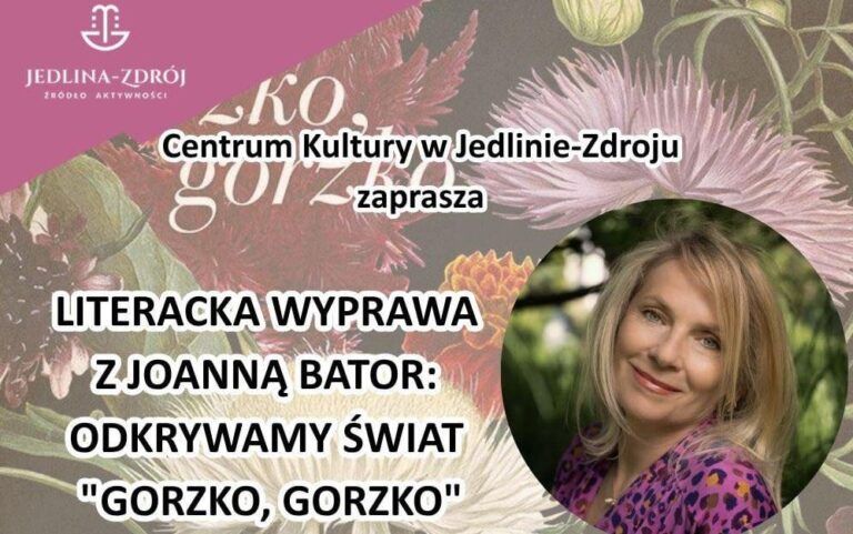 Spotkanie autorskie z Joanną Bator