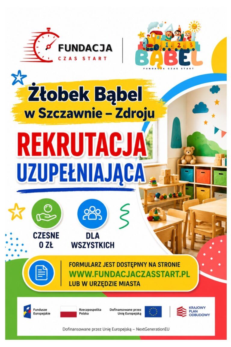 Wkrótce otwarcie nowego Żłobka  w Szczawnie-Zdroju!