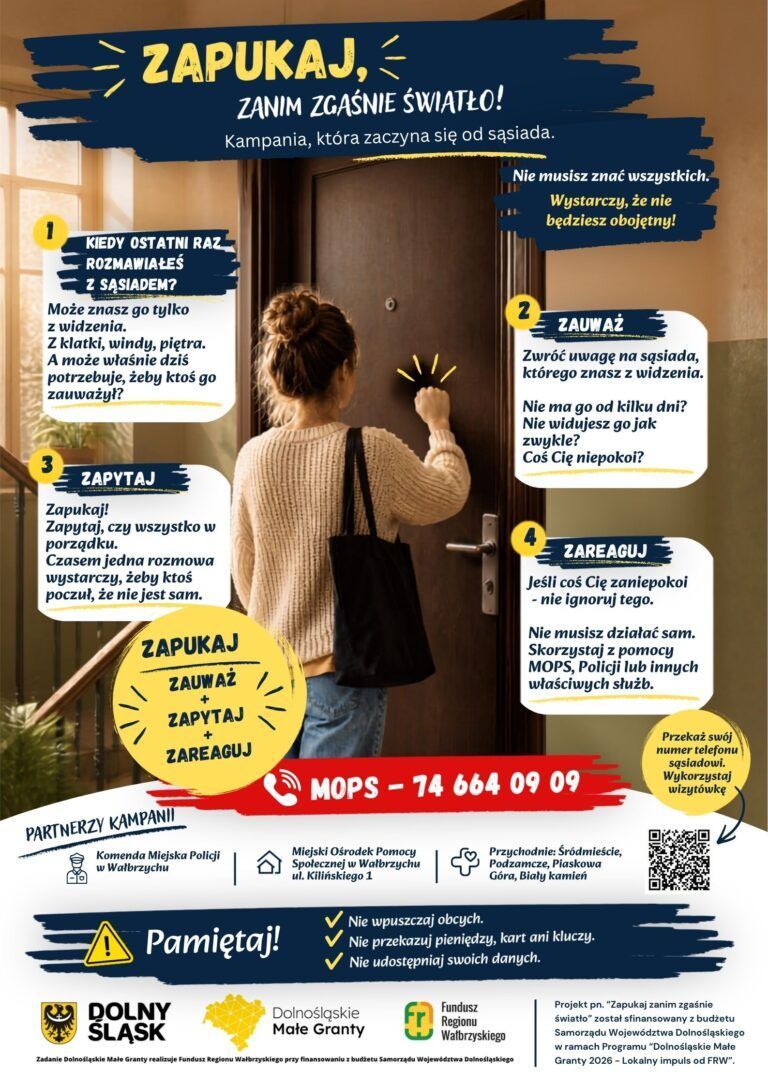 Plakat_Zapukaj zanim zgaśnie światło