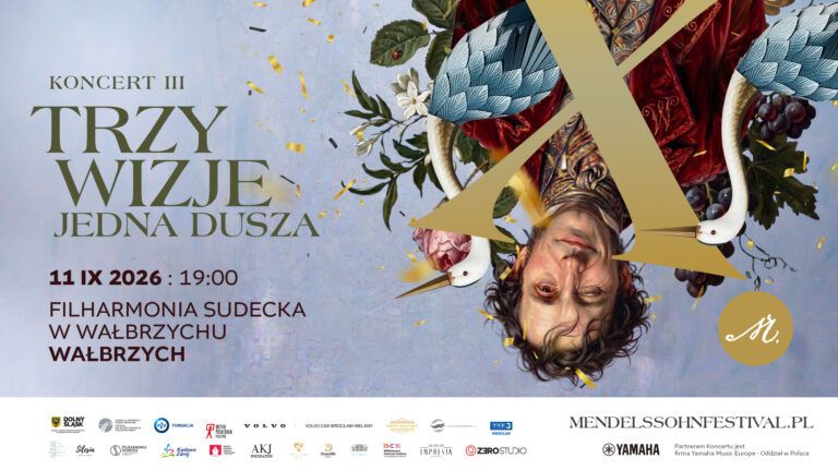 Wieczór dla Mendelssohna – koncert „Trzy wizje, jedna dusza” już w ten piątek w Filharmonii Sudeckiej w Wałbrzychu